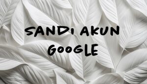 Sandi Akun Google